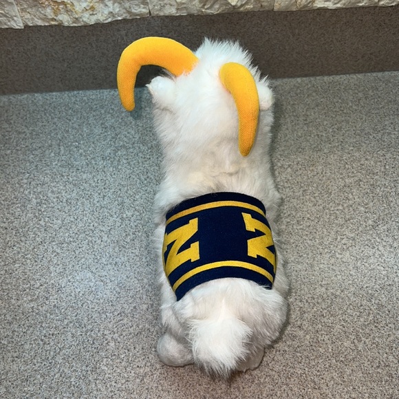 Vintage 1978 U.S. Navy Academy Mascot Billy the Goat Plush Stuffed Ram - Dakin - Picture 7 of 16